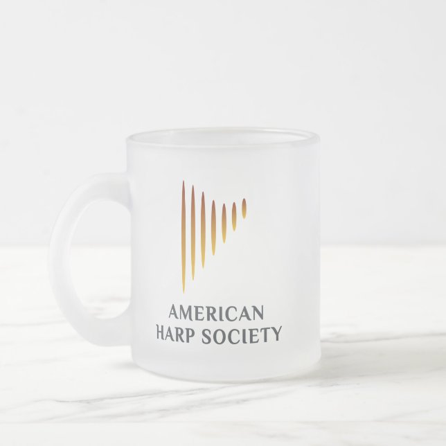 Caneca De Café Vidro Jateado Fosco AHS Mug (Esquerda)