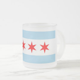 Caneca De Café Vidro Jateado Fosco de caneca de vidro pequena com bandeira de C