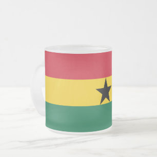 Caneca De Café Vidro Jateado Fosco de caneca de vidro pequena com bandeira de G