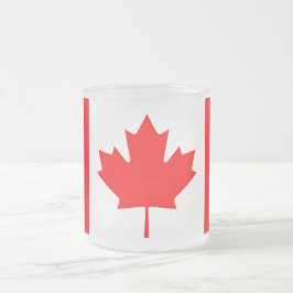 Caneca De Café Vidro Jateado Fosco de caneca de vidro pequena com bandeira do C