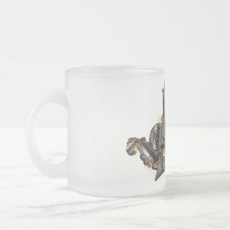 Caneca De Café Vidro Jateado Fosco de vidro (10 oz. & 16 oz.)