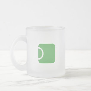 Caneca De Café Vidro Jateado FOSCO HRL Mug