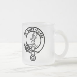 Caneca De Café Vidro Jateado Fosco Je Suis Prest 10 oz Mug