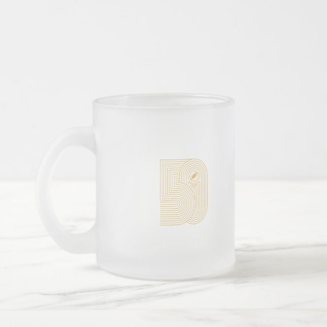 Caneca De Café Vidro Jateado fosco Mug 2023, 10 oz (Esquerda)