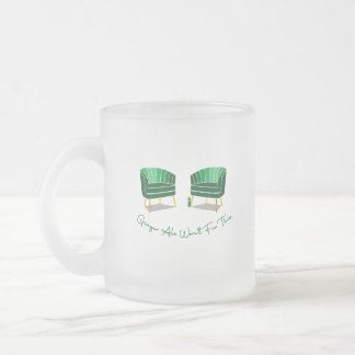 Caneca De Café Vidro Jateado Fosco Mug - Ginger Ale não consertará isso