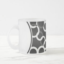 Caneca De Café Vidro Jateado Fosco Mug/Infinity/Coffee Mug