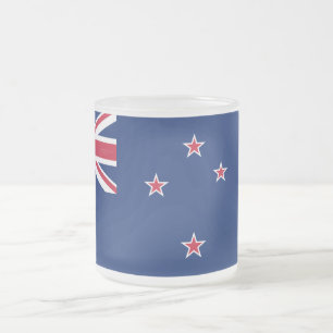 Caneca De Café Vidro Jateado Fosco pequena caneca de vidro com bandeira da Nova