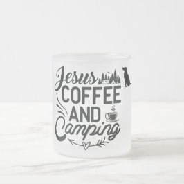 Caneca De Café Vidro Jateado Fosco Vidro
