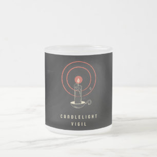 Caneca De Café Vidro Jateado Fosco Vidro Mata Preta Vidro Retroiluminação Vinhe