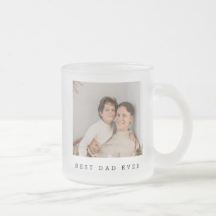 Caneca De Café Vidro Jateado Foto personalizada do melhor Cheio nunca