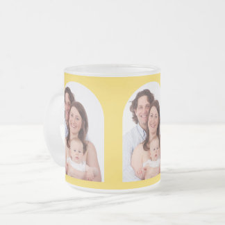 Caneca De Café Vidro Jateado Fotografias Personalizadas da Família Arch 3