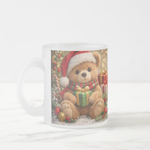 Caneca De Café Vidro Jateado Fred Festivo