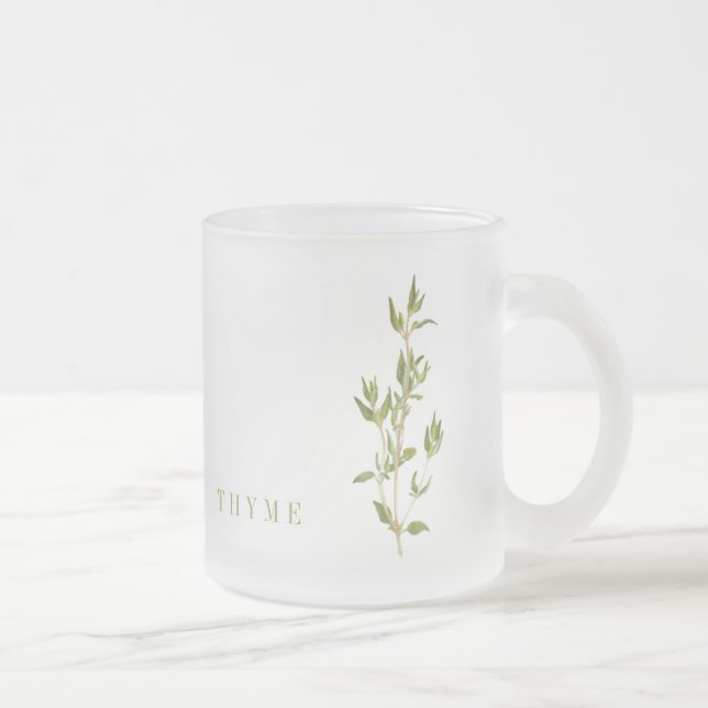 Caneca De Café Vidro Jateado FRESSE A Fosco Vidro (Direita)
