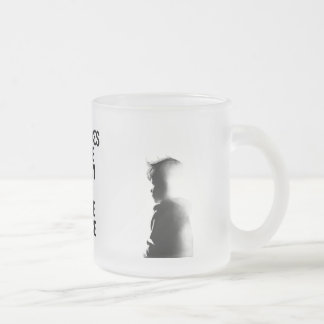 CANECA DE CAFÉ VIDRO JATEADO FROM CHAOS TO POWER