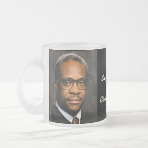 Caneca De Café Vidro Jateado Futuro Supremo Tribunal de Justiça Clarence Thomas