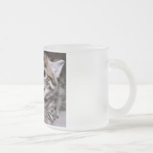 Caneca De Café Vidro Jateado Gatos engraçados