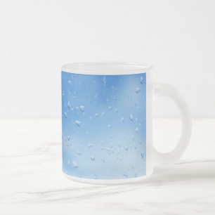 Caneca De Café Vidro Jateado gotículas