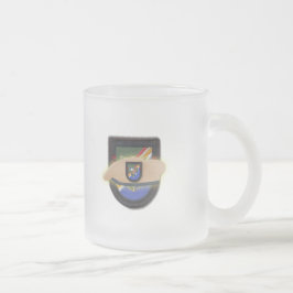 Caneca De Café Vidro Jateado guardas aéreos do exército 75º veteranos filho de 