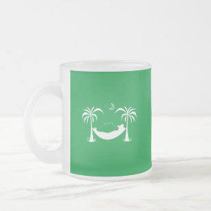 Caneca De Café Vidro Jateado Hammock
