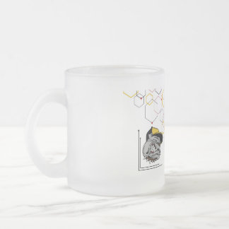 Caneca De Café Vidro Jateado Hexagon-Pitti gespiegelt