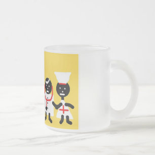 Caneca De Café Vidro Jateado Humor médico