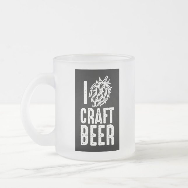Caneca De Café Vidro Jateado I Salto Cerveja (Esquerda)