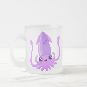 Caneca De Café Vidro Jateado Ika feliz
