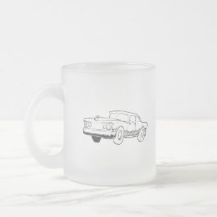 Caneca De Café Vidro Jateado ilustração do veículo