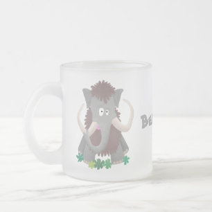Caneca De Café Vidro Jateado Imagem engraçada de desenhos animados