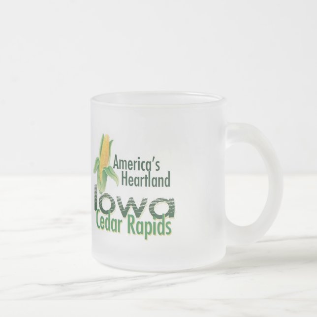 CANECA DE CAFÉ VIDRO JATEADO IOWA (Direita)