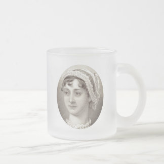 Caneca De Café Vidro Jateado Jane Austen 250th Anniversary ... Famous tea quote