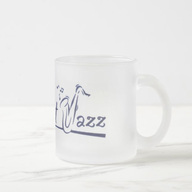 Caneca De Café Vidro Jateado Jazz todo that (Direita)