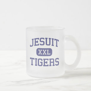 Caneca De Café Vidro Jateado Jesuíta - tigres - segundo grau - Tampa Florida