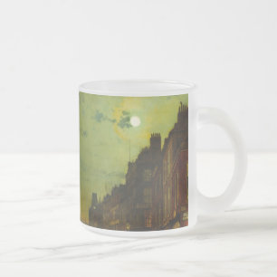 Caneca De Café Vidro Jateado John Atkinson Grimshaw Glasgow Docks