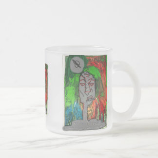 CANECA DE CAFÉ VIDRO JATEADO JOVEM DREAD GRAFF