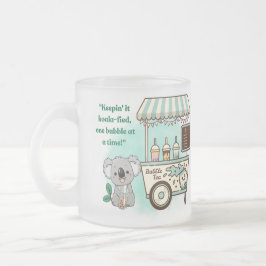 Caneca De Café Vidro Jateado keeip kohala - citação