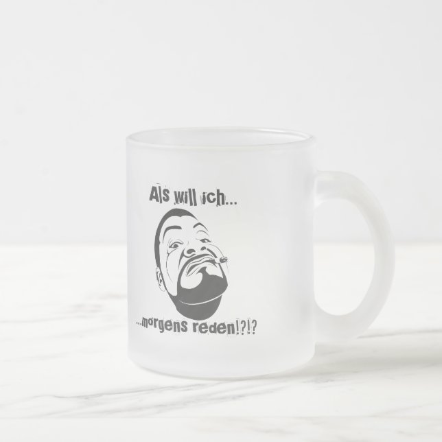 Caneca De Café Vidro Jateado Koksmann pela manhã (Direita)
