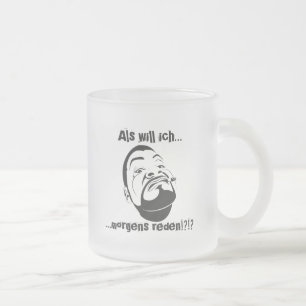 Caneca De Café Vidro Jateado Koksmann pela manhã