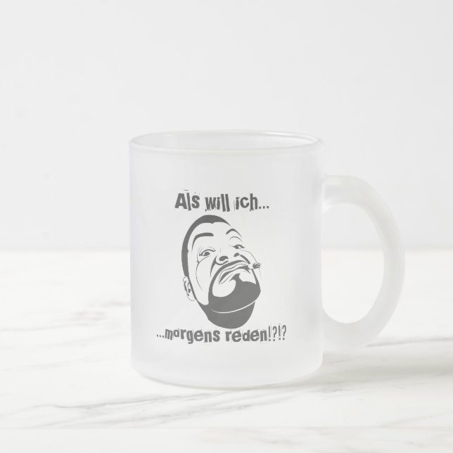Caneca De Café Vidro Jateado Koksmann pela manhã (Direita)