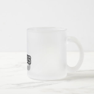 Caneca De Café Vidro Jateado L é para Lexus