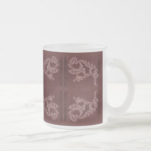Caneca De Café Vidro Jateado Lacey Swimmer - Ruby
