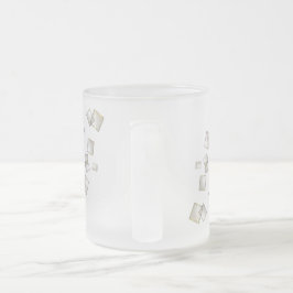 CANECA DE CAFÉ VIDRO JATEADO LAMBORGHININA