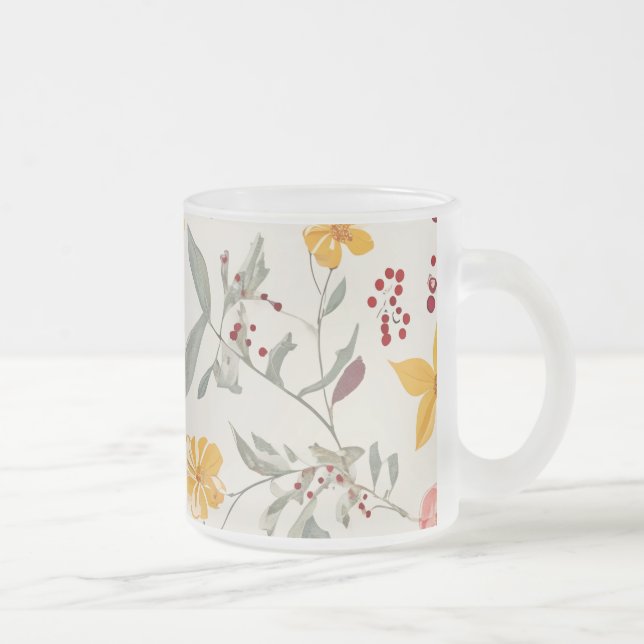 Caneca De Café Vidro Jateado Lâmina de vidro do Fosco (Direita)