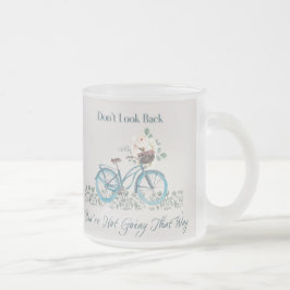 Caneca De Café Vidro Jateado Lâmpada de vidro do Fosco Inspiracional Gelada