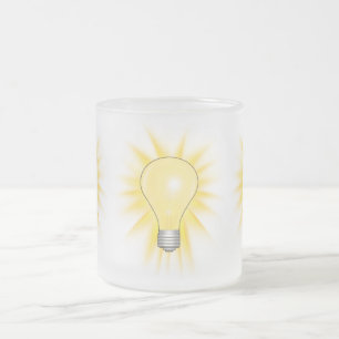 Caneca De Café Vidro Jateado Lâmpada - Esmaecer As Luzes