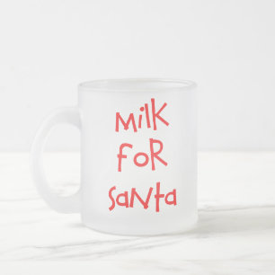 Caneca De Café Vidro Jateado Leite para Papais noeis