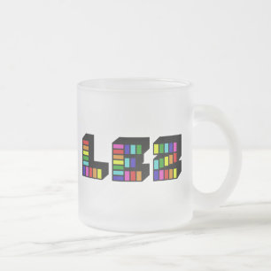 Caneca De Café Vidro Jateado Lez