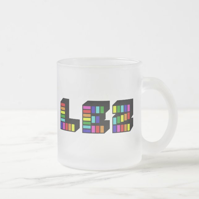 Caneca De Café Vidro Jateado Lez (Direita)
