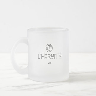 Caneca De Café Vidro Jateado L'Hermite Tarot Mug