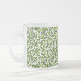 Caneca De Café Vidro Jateado Liberty Green 2